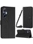 Infinix Hot 20S 4g Pu Deri Manyetik Telefon Kılıf Cilt Touch Hissed Hisset Cüzdan Stand Flip Cover Strap (Yurt Dışından) 1