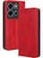 Infinix Note 30 4g / X6833B / X6716B Manyetik Kapanış Telefon Kabuğu Retro Pu Deri Kapak Stand Cüzdan Kabuğu (Yurt Dışından) 1