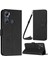 Infinix Hot 12 Pro 4g Cilt Touch Hissed Hissed Pu Deri Kılıf Cüzdan Stand Şok Geçirmez Telefon Kapağı Kayışlı (Yurt Dışından) 1