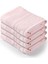 Softy - Pamuklu 4'lü El / Yüz Havlusu Seti 50 x 90 cm Pudra 1