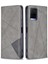 Vivo Y21 Kart Yuvaları Için Deri Deri Stand Telefon Kılıfı (Yurt Dışından) 1