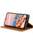 Vivo Y16 4g Cowhide Doku Pu Pu Deri Deri Şok Geçirmez Kılıf Manyetik Otomatik Absorlanmış Telefon Cüzdan Stand Kapağı (Yurt Dışından) 3