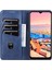 Vivo Y16 4g Cowhide Doku Pu Pu Deri Deri Şok Geçirmez Kılıf Manyetik Otomatik Absorlanmış Telefon Cüzdan Stand Kapağı (Yurt Dışından) 2
