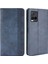 Vivo Y21 / Y21S / Y32 Deri Telefon Cüzdan Stand Kapağı Retro Dokulu Yüzey Manyetik Otomatik Kapanış (Yurt Dışından) 1