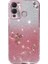 Infinix Hot 12 Play 4g Gradyan Gradient Glitter Çiçek Desen Telefon Kılıfı Tpu Strap ile Arka Kapak (Yurt Dışından) 4