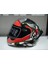 Kask Mts Pro 801 War Güneş Gözlüklü Mat Gri/kırmızı 1