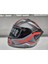 Kask Mts Pro 801 Twılgh Güneş Gözlüklü Mat Gri/kırmızı 1