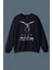 Lacivert Sweatshirt Japon Death Note Black Air Hip Hop Baskılı Unisex Sweat 1