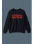 Lacivert Sweatshirt Batman Robin Joker Gothem Logo Marvel Dc Film Movie Baskılı Unisex Sweat 1