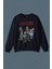 Lacivert Sweatshirt Gorillaz 2d Rock Band Blur Damon Albarn Feel Good Baskılı Unisex Sweat 1