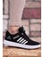 Erkek Sneaker Yastıklı İç Taban ve Düz Taban Özellikleriyle Siyah 1