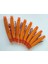 12 Adet Neon Parmak LED Lamba Slim Model Turuncu 12-24 Volt 4