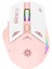 Pembe Rgb Şarjlı Kablosuz 1600DPI Işıklı Kablosuz Mouse Bwm1 2