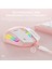 Pembe Rgb Şarjlı Kablosuz 1600DPI Işıklı Kablosuz Mouse Bwm1 4