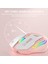 Pembe Rgb Şarjlı Kablosuz 1600DPI Işıklı Kablosuz Mouse Bwm1 6