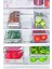 3'lü Kapaklı Maxi New Clear Buzdolabı & Dolap Içi Düzenleyici Organizer 2