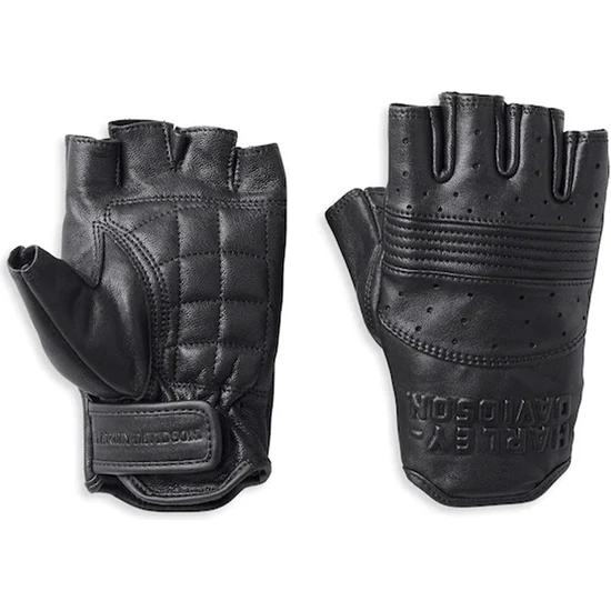 Harley-Davidson Women's Oakbrook Fingerless Leather Gloves