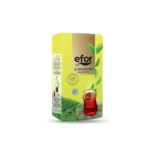 Efor Siyah Çay Karadeniz Bergamot Aromalı 1 kg