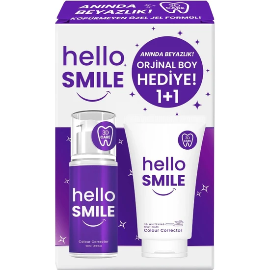 Hello Smile Anında Beyazlatıcı Diş Jeli Paketi