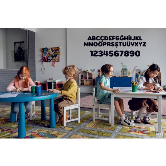 Foam Store Harf ve Sayılar Duvar Dekorasyon Seti 40 Parça Fiyatı
