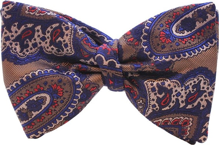 Coolmenclub Şal Desenli Açık Papyon