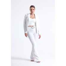 Sense Kemer Detaylı Ottoman Pantolon | PNT34753