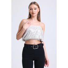 Sense Pul Payet Abiye Büstiyer | BUST34023 Gumus