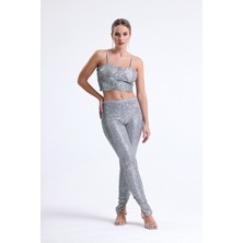 Sense Dar Paça Ici Astarlı Abiye Payet Pantolon | PNT34879