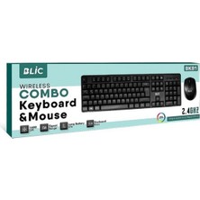 Blic Combo Wireless Q Klavye Mouse Seti Bkb-1