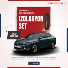 Tear Now Fiat Egea (2015-2024) Torpido-Kapı Içi Izolasyon Seti - Siyah