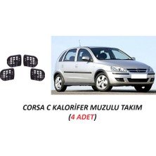 MUGA Opel Corsa C Kalorifer Muzul Izgarası 4'lü Takım-4 Adet