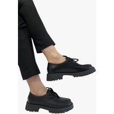 Sosela 78-02-75002 Kadın Deri Siyah Loafer