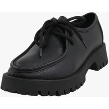 Sosela 78-02-75002 Kadın Deri Siyah Loafer