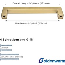 Qisem 10 Adet Altın Sap-Merkez Mesafesi 160MM (Yurt Dışından)