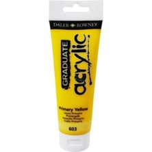 Daler Rowney Graduate Akrilik Boya 120ML 603 Primary Yellow