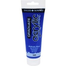 Daler Rowney Graduate Akrilik Boya 120 ml 143 Phthalo Blue