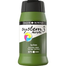 Daler Rowney System 3 Akrilik Boya 500 ml 375 Sap Green