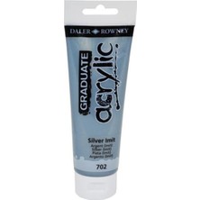 Daler Rowney Graduate Akrilik Boya 120ML Silver Imit (702)