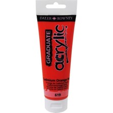 Daler Rowney Rowney Graduate Akrilik Boya 120ML 619 Cadmium Orange Hue