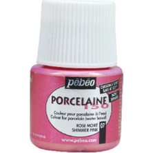 Pebeo Porcelaine 150 Fırınlanabilir Porselen Boyası (Metalik) 107 Shimmer Pink 45 ml