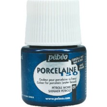 Pebeo Porcelaine 150 Fırınlanabilir Porselen Boyası (Metalik) 109 Shimmer Petrole 45 ml