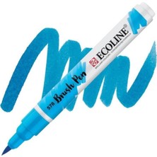 Talens Ecoline Brush Pen Fırça Uçlu Kalem 578 Sky Blue Cyan