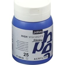Pebeo Studio Akrilik Boya 500ML N:25 Light Ultramarine Blue