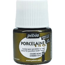 Pebeo Porcelaine 150 Fırınlanabilir Porselen Boyası (Metalik) 102 Shimmer Ashy 45 ml