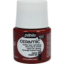 Pebeo Ceramic 20 Garnet Red Seramik Boyası 45 ml