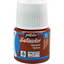 Pebeo Setacolor Opak Kumaş Boyası 45 ml 93 Cınnamon (Tarçın)