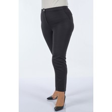 Garni Minimalist Yüksek Bel Kadın Pantolon - Günlük & İş