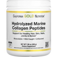 California Gold Nutrition Hydrolyzed Marine Collagen Peptides  Unflavored  7 05 Oz 200 gr USA