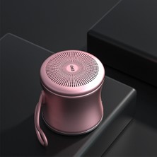 Aqqogib Taşınabilir Kablosuz Bluetooth Hoparlör Tws Ipx7 Su Geçirmez Ultra Mini Bluetooth Hoparlör Pembe Küçük Hoparlör Kutusu Metal Gövde (Yurt Dışından)