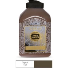 Artdeco Gold Multi Surface Akrilik Boya 500 Ml. 297 Toprak